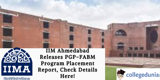 IIM Ahmedabad Releases PGP-FABM Program Placement Report, Check Details Here!